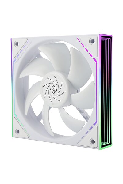 ThermalRight TL-M12W 120mm ARGB CPU Fan, 1500RPM, White, 4-pin PWM
