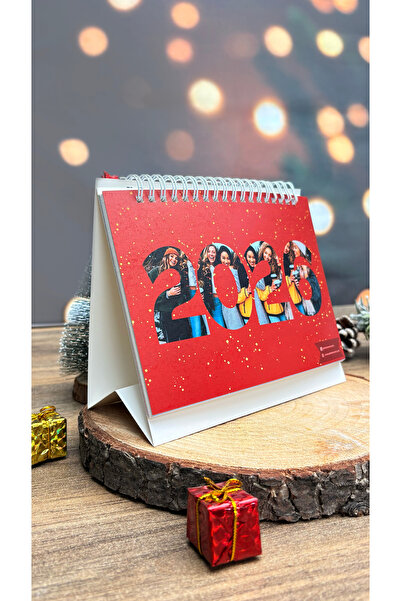 photonom 2026 Baskılı Masa Takvimi (13x18cm) Arkadaşlık - Yeni Yıl hediyesi
