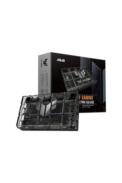 ASUS TUF Gaming ARGB PWM Fan Hub (6-Fan, PWM & ARGB, Dual SATA Power)