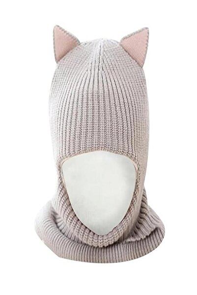 Generic Richmen winter wool hat with scarf for boys and girls, made of soft faux fur, and hat