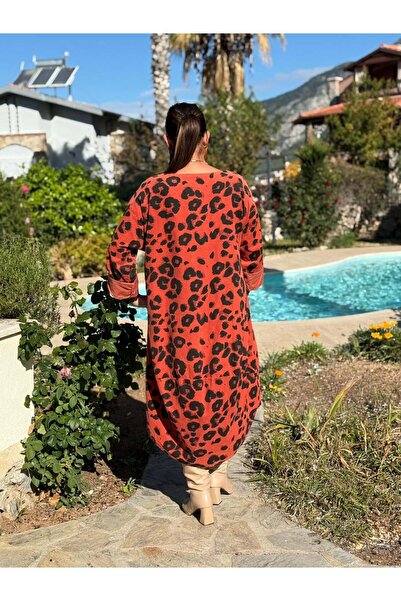 Punta Otantik YG12231 Πλακάκι ιταλικού βελούδινου φορέματος με σχέδιο λεοπάρ