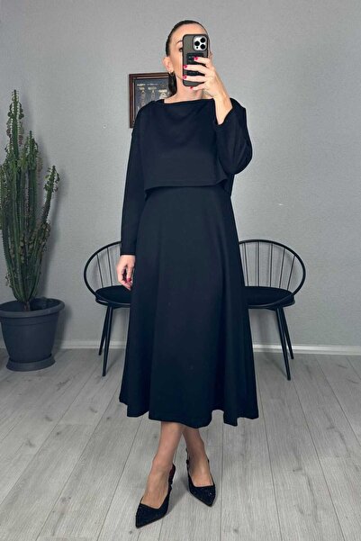 lady special Askılı Elbise Crop Takım