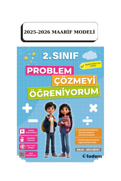 Tudem Yayınları TUDEM 2. SINIF PROBLEM ÇÖZMEYİ ÖĞRENİYORUM