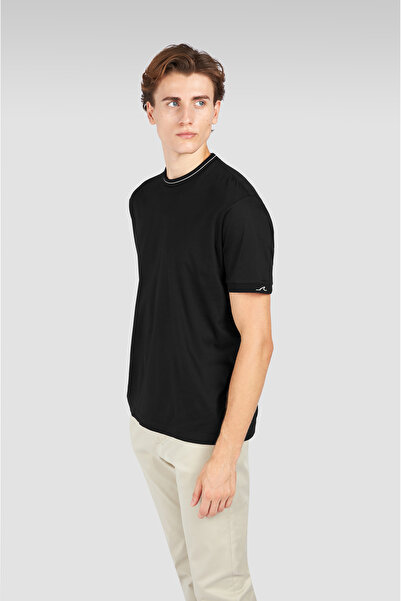 PAUL&SHARK Men's Woven Cotton Lyocell T-Shirt