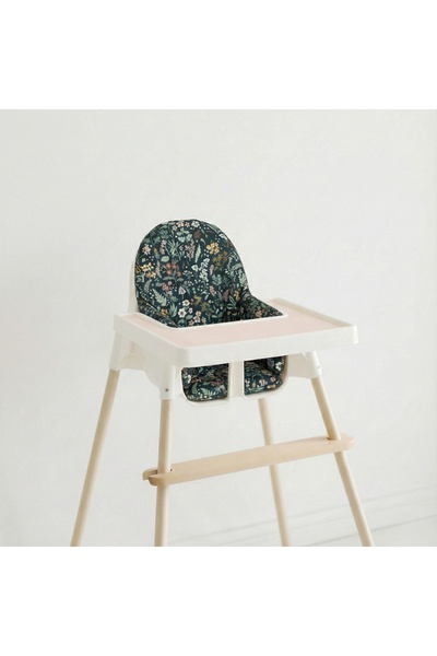 Dear Deer Love High Chair Cushion - Floral