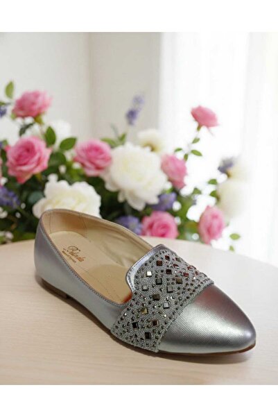 VARLIK AYAKKABI New Season Ballerina Shoes with Stone