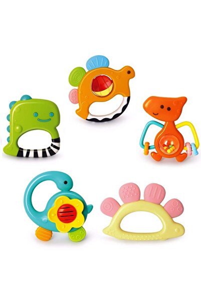 Hibobi Premium Baby Rattle & Teether Set – Musical Shaker Toy