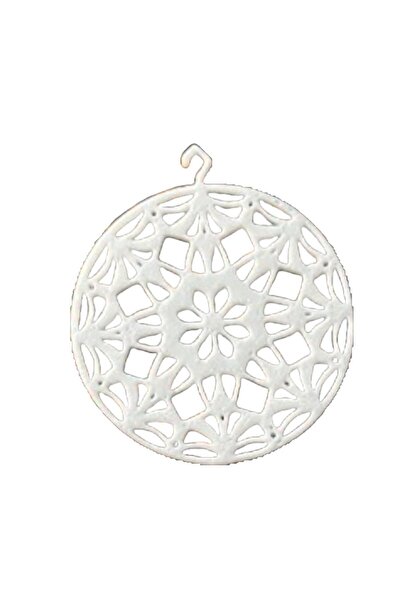 IMALDI PRO Set of 6 Christmas Ornaments, -Friendly, 3D Printed, White