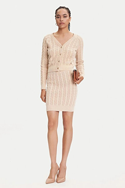 Guess Γυναικεία πολύχρωμη πλεκτή φούστα με μολύβι Giselle W5YD68Z3OU0-F0YH