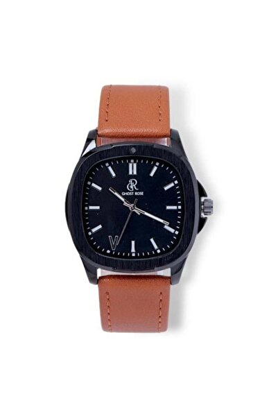 GHOST ROSE Men's Leather Watch