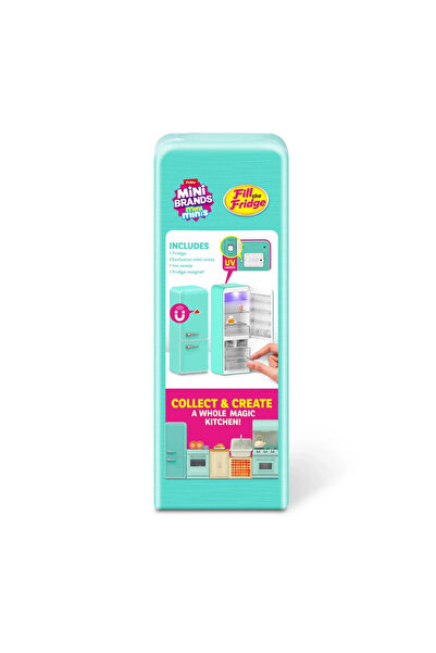 GIOCHI PREZIOSI Mini Brands Mini Buzdolabı Seti – Işıklı Mini Fridge + Mini Yiyecek Aksesuarları Oyuncak