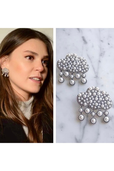 Rossetto Atelier Aslı Enver Exquisite Evening Cloud Earrings