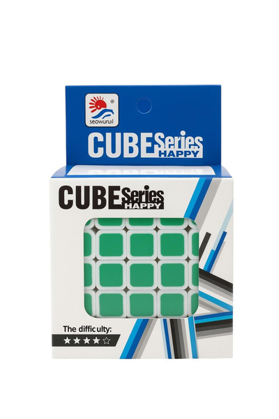 OEM Cub Puzzle Clasic 3x3 Seria de Cuburi Happy – Joc de Logică Educațional Antistres Fără Autocolante
