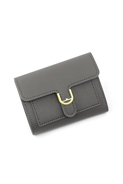 OEM Portofel de damă, piele ecologică, închidere cu cataramă și capsă, compar...