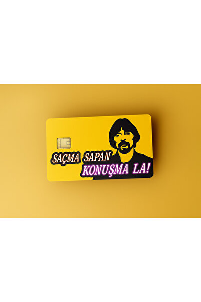 REF Behzat Ç Tasarımlı Kredi Kartı Kaplama Stickeri Papara, Tosla, Kredi Kart...