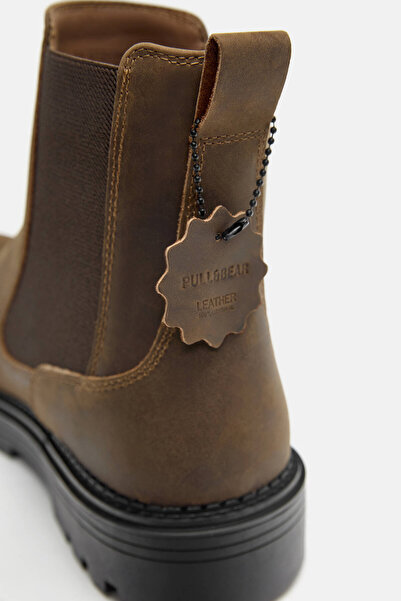Pull & Bear Deri Chelsea bot