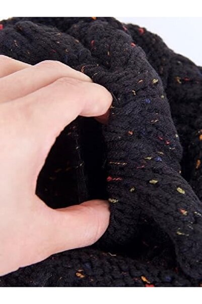 Generic Scarves Me Women's Messy Ponytail Hat with Plain Ribbed Bun