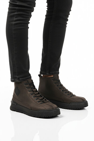 Bulldozer Anthracite Nubuck Genuine Leather Men's Boots 260014 m