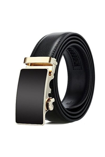 OEM Curea bărbătească CB13AUN, cataramă automată, reglabilă, 125 cm, neagră