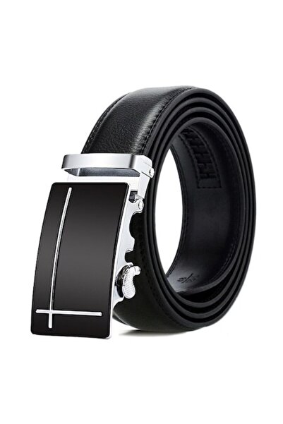OEM Men's belt CB4ARN, automatic buckle, adjustable, 125 cm, black