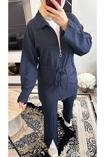 moda paketi Σετ Βάφλας Χιτζάμπ |   Μοντέλο με φερμουάρ και κορδόνια