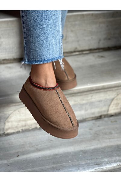 Atelierby DS Vizyon Renk Tüylü Terlik Bot