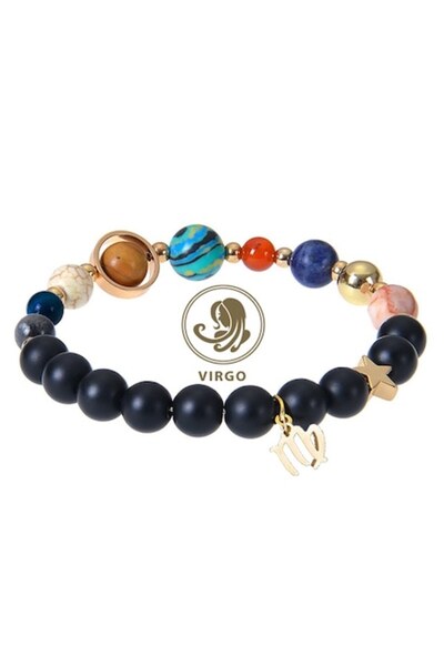 OEM Brățară energetică cu pandantiv zodiacal, mărgele vindecătoare, pietre de...