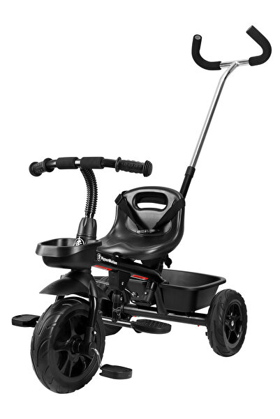 HyperMotion Tricicleta TOBI VECTOR - roți gonflabile veșnice + bară de împingere