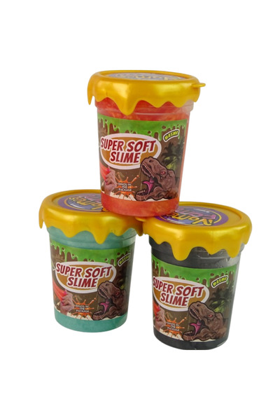 Toybox 3 Pack Slime Kit – Fluffy, Glitter Slime, Non-Sticky Sensory Toy for Kids