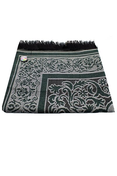 BAYSEM Kıbleyi Gösteren Pusulalı Yeşil Seccade