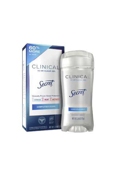 Secret Clinical Şeffaf Jel Deodorant (72 Hr) 1.6oz 45gr