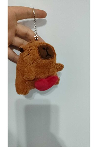 FAMEMUS ACCESSORY Capybara Plush Keychain Bag Ornament Accessory Product Size:10 cm