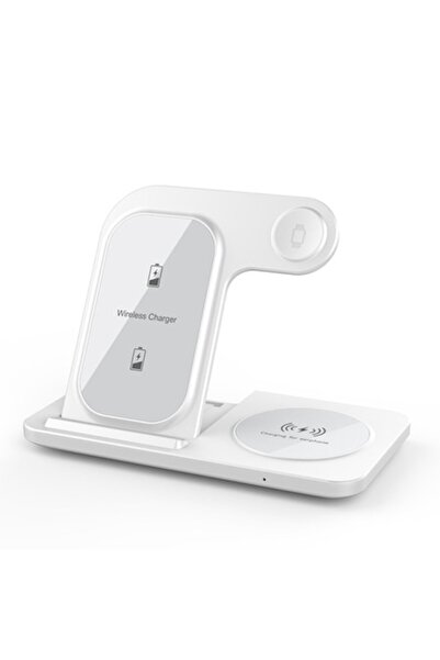 OEM Stație de încărcare wireless 3 în 1 15W pentru dispozitive mobile, căști,...