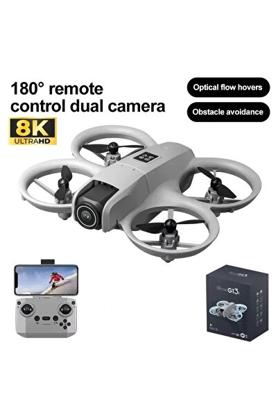 Choice 8K-GREY-1B طائرة بدون طيار GT3 أصلية جديدة بدقة 8K وواي فاي ونظام تحدي...