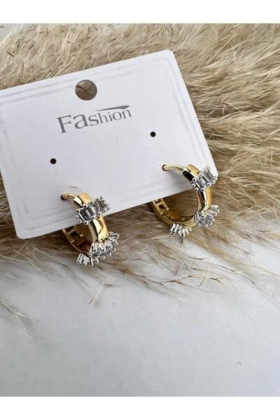 VELİT VOLA Baguette Stone Women's Earrings