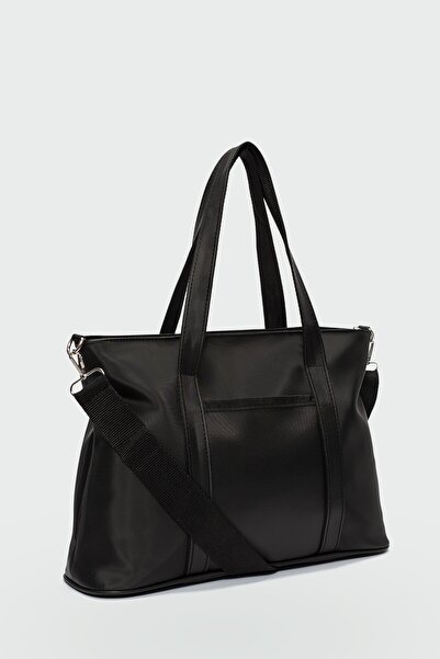 Vina Bag لُسو بلاك مقاوم للماء حقيبة نسائية متوسطة الحجم للاستخدام اليومي مع ...