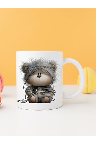 IŞILAY PROMOSYON كوب على شكل دب تيدي لعيد الميلاد موديل 8