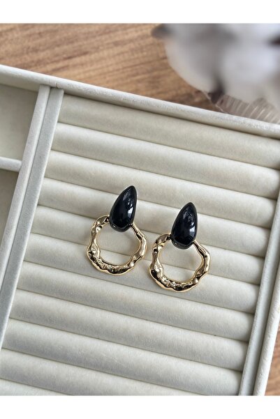 Rüya Drop Detail Hoop Earrings