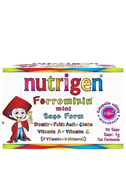 Nutrigen Mini Ferromixin Vitamin ve Mineral Takviyesi 30 Saşe