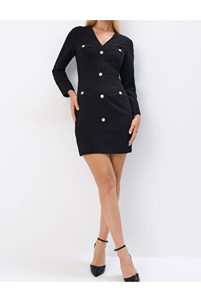 MOHITO Short dress, Black