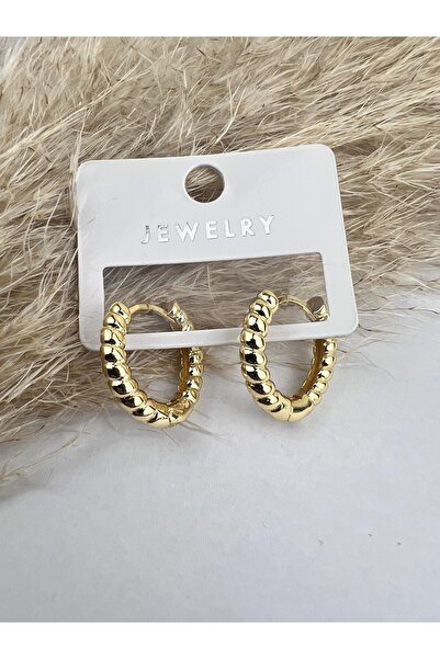 VELİT VOLA Burma Model Kadın Küpe Gold