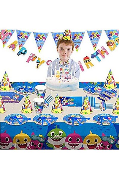 Generic 109-Piece Baby Shark Party Supplies Set