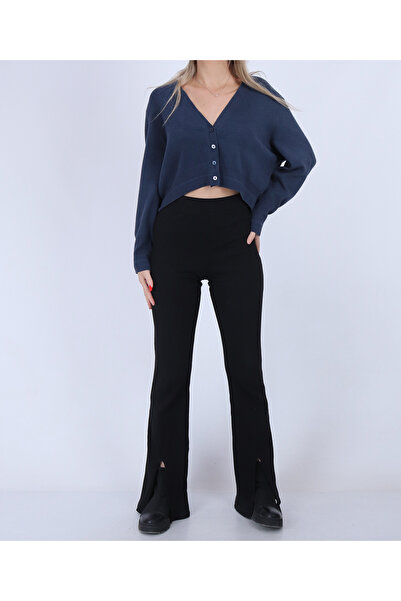 comma Cardigan, Navy blue