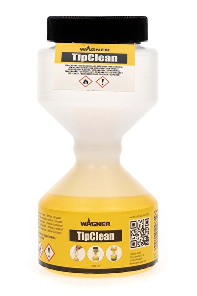 Wagner TipClean airless nozzle cleaning solution 200 ml (hourglass container)