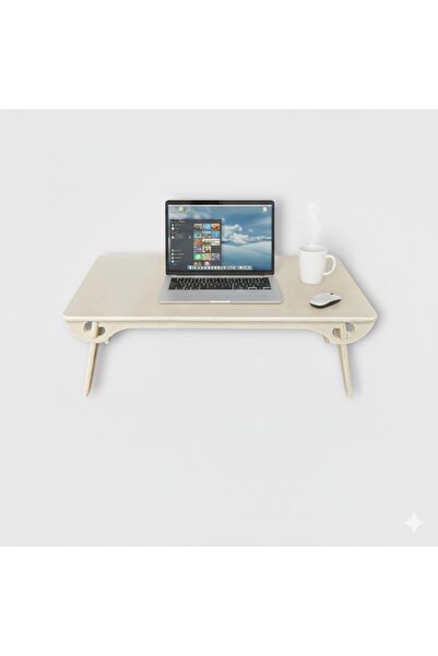 Atolyeulusoy - Woodwork Laptop Sehpası Katlanabilir Yatak Koltuk Üstü Kahvalt...