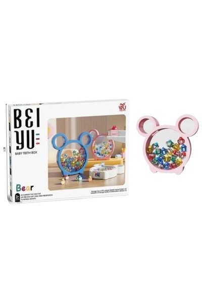 Toy Toy Toy Cutie de cadouri cu dinți de lapte, ursuleț de pluș, cu recipient...