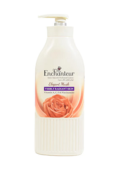 ENCHANTEUR لوشن الجسم المعطر إليجانت مسك ساتان سموث - 500 مل