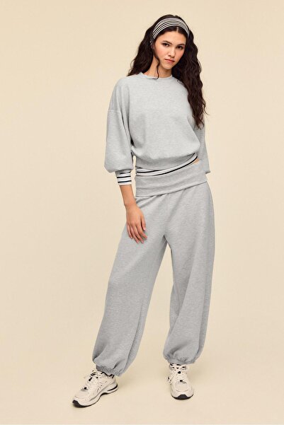 Stradivarius Soft-touch batwing sleeve sweatshirt