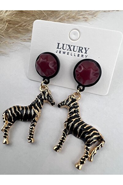 VELİT VOLA أقراط نسائية موديل زيبرا