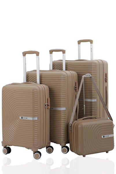 MÇS 374 POLİPROPİLEN KIRILMAZ 4 LÜ VALİZ SETİ